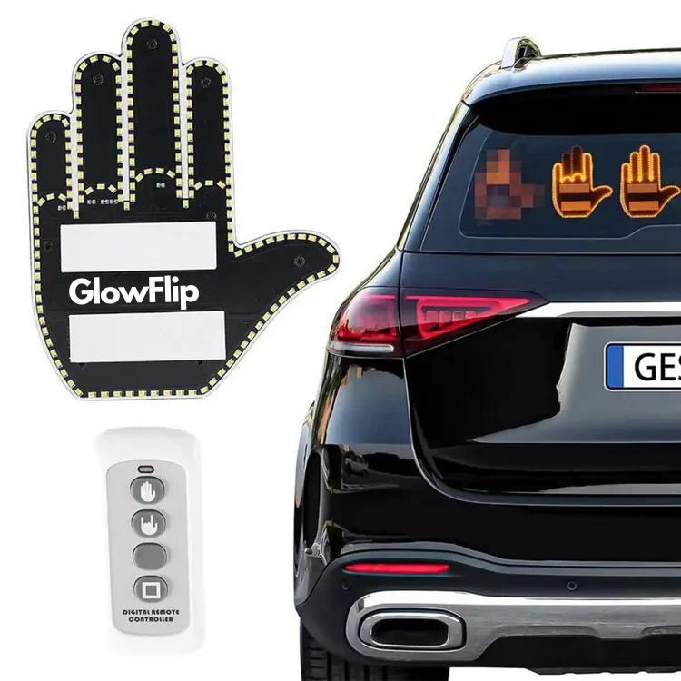 The GlowFlip™ - Led Hand Sign